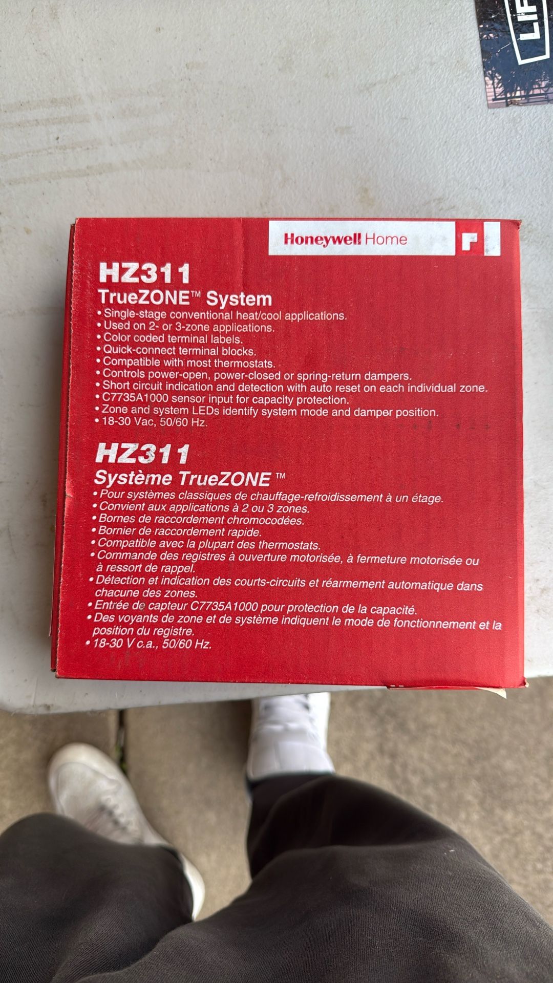 Honeywell zone board