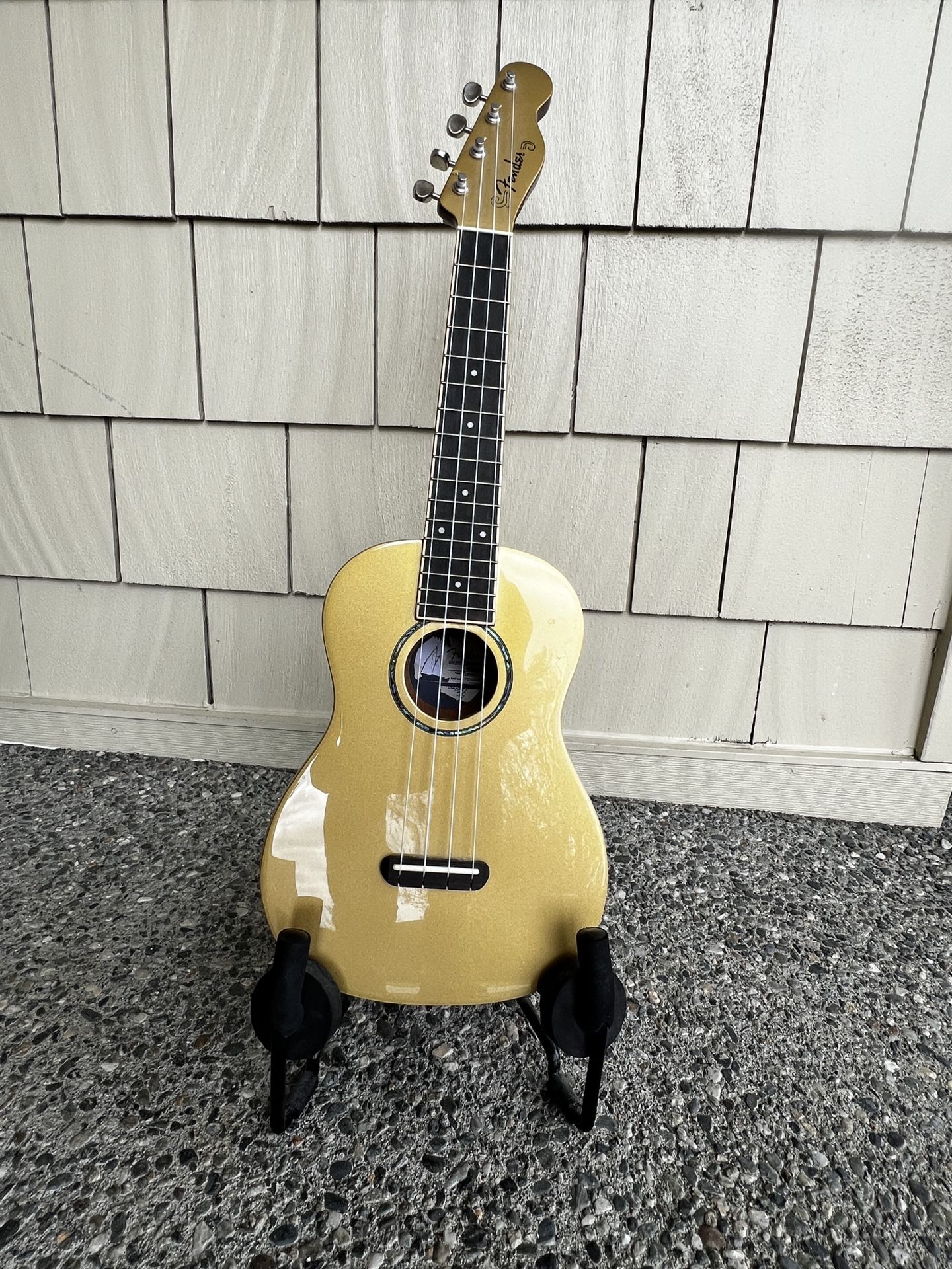 Ukulele And Stand
