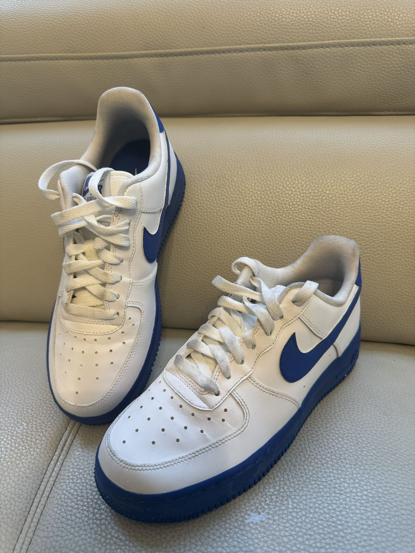 Nike Air Force 1 ‘07 Game Royal Blue White Sneakers CK7663-103 size 6 Men’s