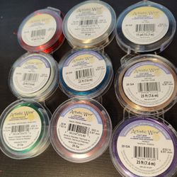Assorted Copper Craft Wire 20g In different Colors 