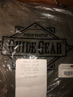 Guide Gear Flannel Line Pants Sz W50 L 30