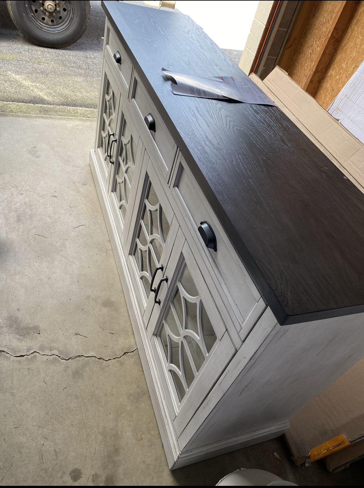 **COSTCO LIQUIDATION SALE*** NEW TV Console, Tempurpedic Mattresses