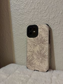 iPhone 12 Case | Tan Floral 