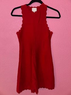 H&M Red Lotus Mini Dress