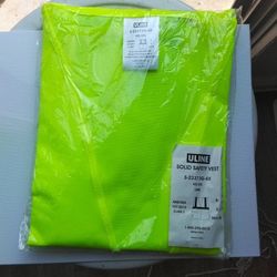 Uline YELLOW Safety Vest