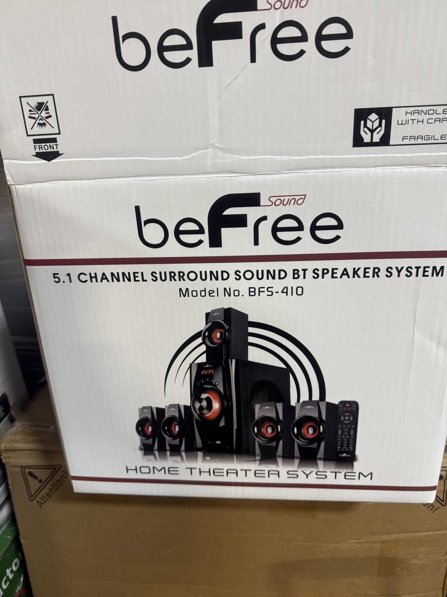beFree 5.1 channel surround sound BT speaker system. BFS-410