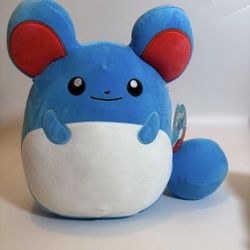 Original SquishMallows Pokemon MARILL 12in Plush Toy 