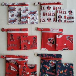 Handmade 2 Pc Angels Make Up Bag  And Card Holder