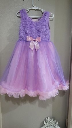 Purple and Pink Tulle Dress 6/7