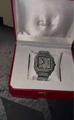 Cartier VVS moissanite diamonds 1:1 watch