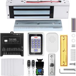 Electric Magnetic Door Lock Kit Access Control System 1200lb RFID Keypad Remotes