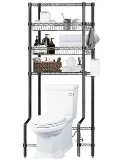 Folews Bathroom Organizer Over The Toilet Storage