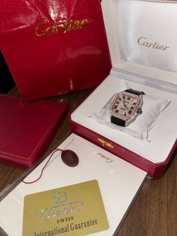 Vvs Moissanite Diamond Men’s Watch Rose gold