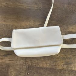 vagabond white belt bag