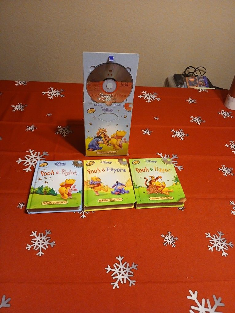 Disney Winnie The Pooh Book Collection With Fun C D