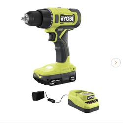 RYOBI ONE+ 18V Cordless 1/2 in. Drill/Driver Kit with (1) 1.5 Ah Battery and Charger