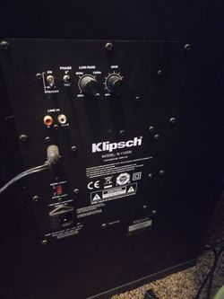 Klipsch 15" subwoofer wireless