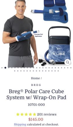 Cold Therapy-Breg Polar Care Cube. Wrap On System Hand/wrist