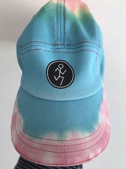 Running hat 5 panel with Running Away  Multisport logo (RAM Racing)