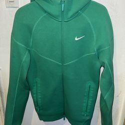 Nike NOCTA Green Full Zip Hoodie Men's Size S Long Sleeve Crew Neck