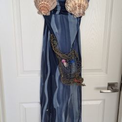 Homemade Mermaid Costume With Real Shells
