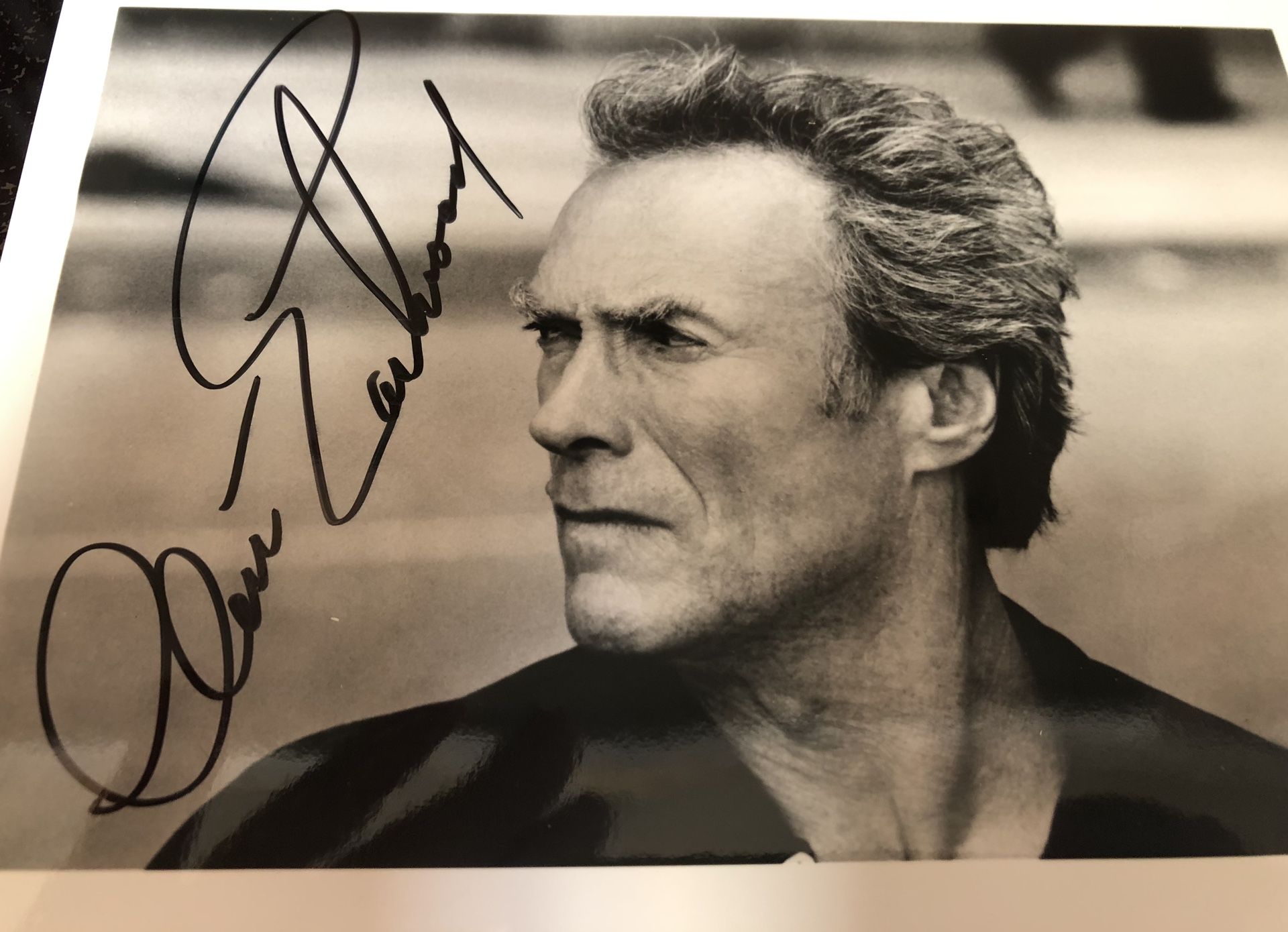 Clint Eastwood Signed Photo Dirty Harry Autograph
