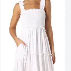 Petal & Pup Serafina Smocked Tiered Sundress NWOT