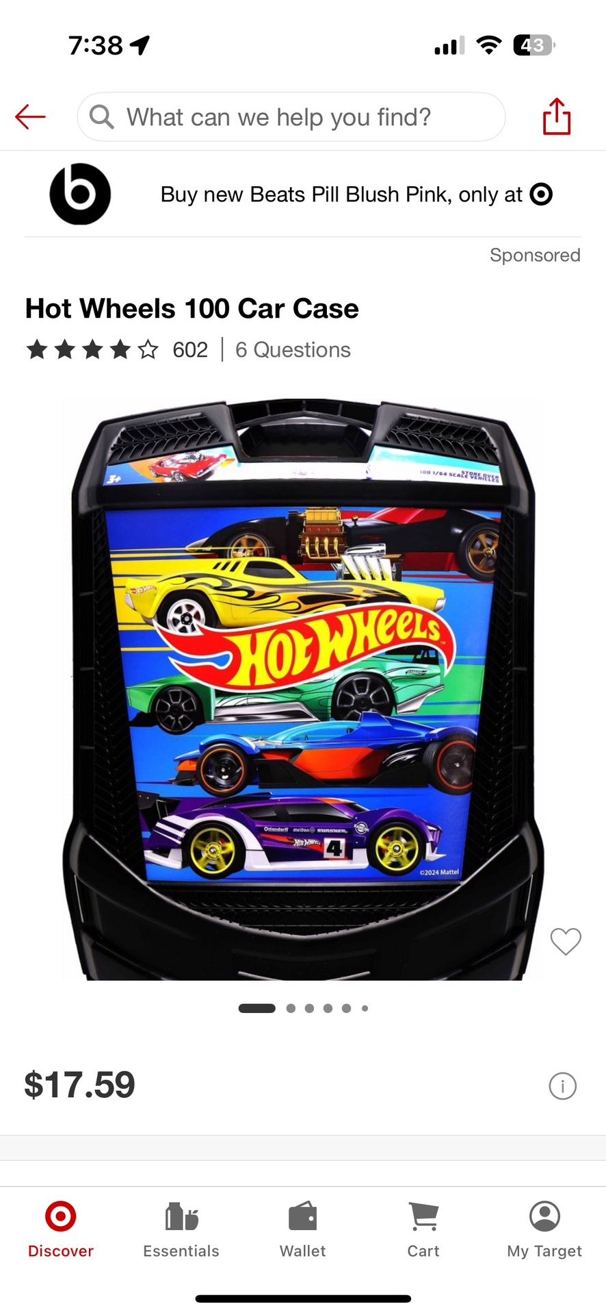 Hot Wheels 100 Car Case