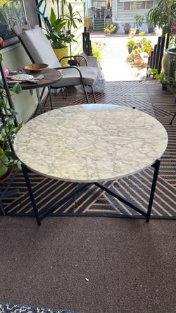 Faux Marble Coffee Table