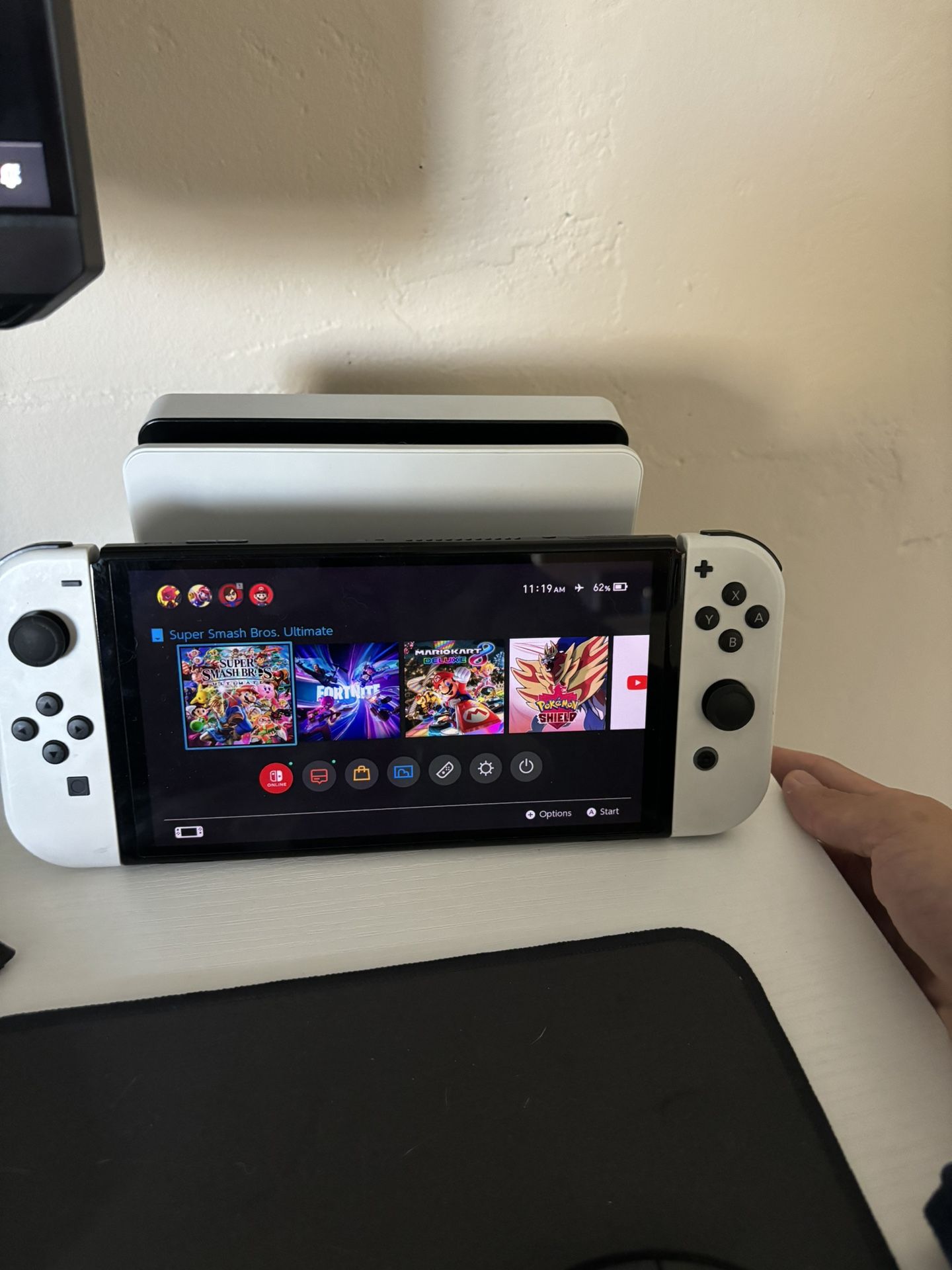 Nintendo Switch OLED Display With Smash Bros AND 200gb Micro SD Card for Extra Storage + More Below