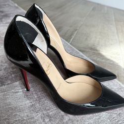 Iriza 100 mm Pumps - Patent calf leather - Black - Women Size 39