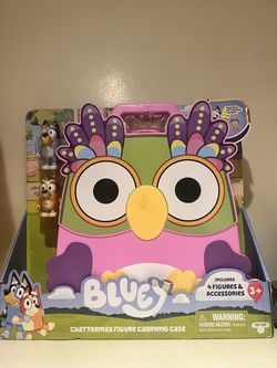 Bluey figure carrying case