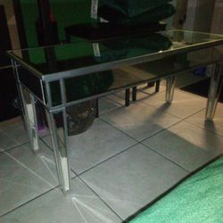 Glass Mirror Table 