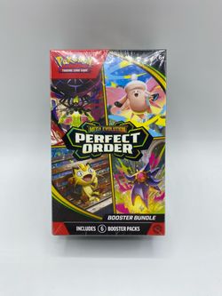 Pokémon TCG: Mega Evolution-Perfect Order Booster Bundle (6 Packs) New Sealed