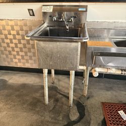 Stainless steel Prep Sink 