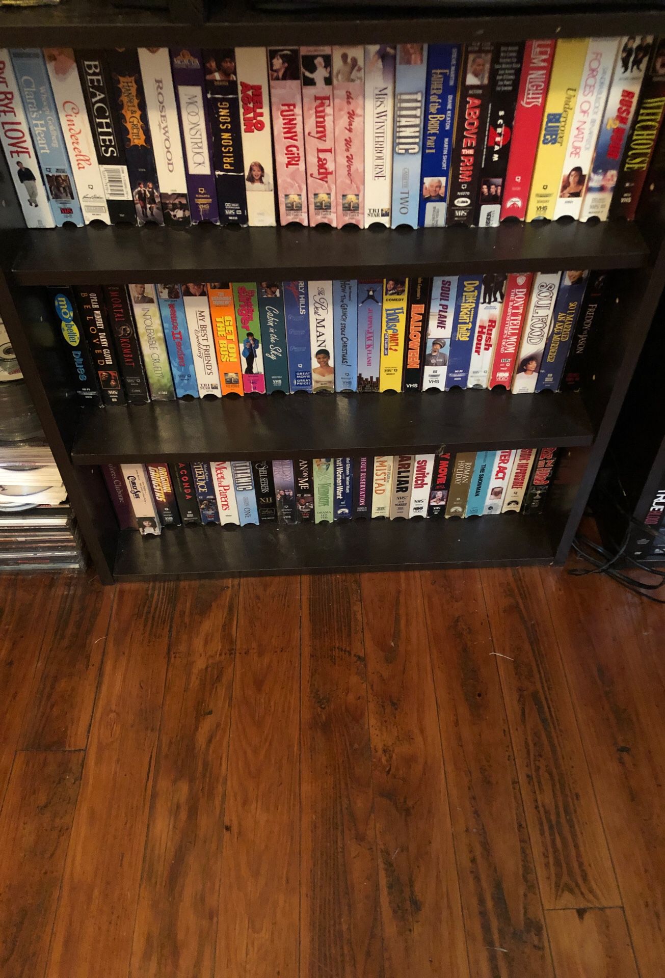 Small brown shelf