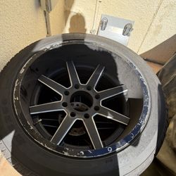 22” Rims W/ New Tires