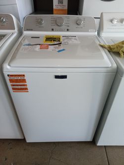 New Maytag top loader washer