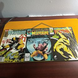 3 Vintag Wolverine Comics