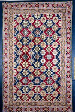 Large Kashmiri Chain Stitch Tapestry / Rug - Excellent Condition - Delivery Available