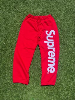 Supreme Red Sweatpants
