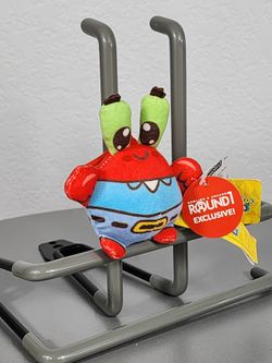 3" SpongeBob SquarePants Mr Krabs Keychain Charm Plush