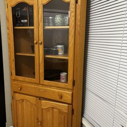 Corner China Cabinet 