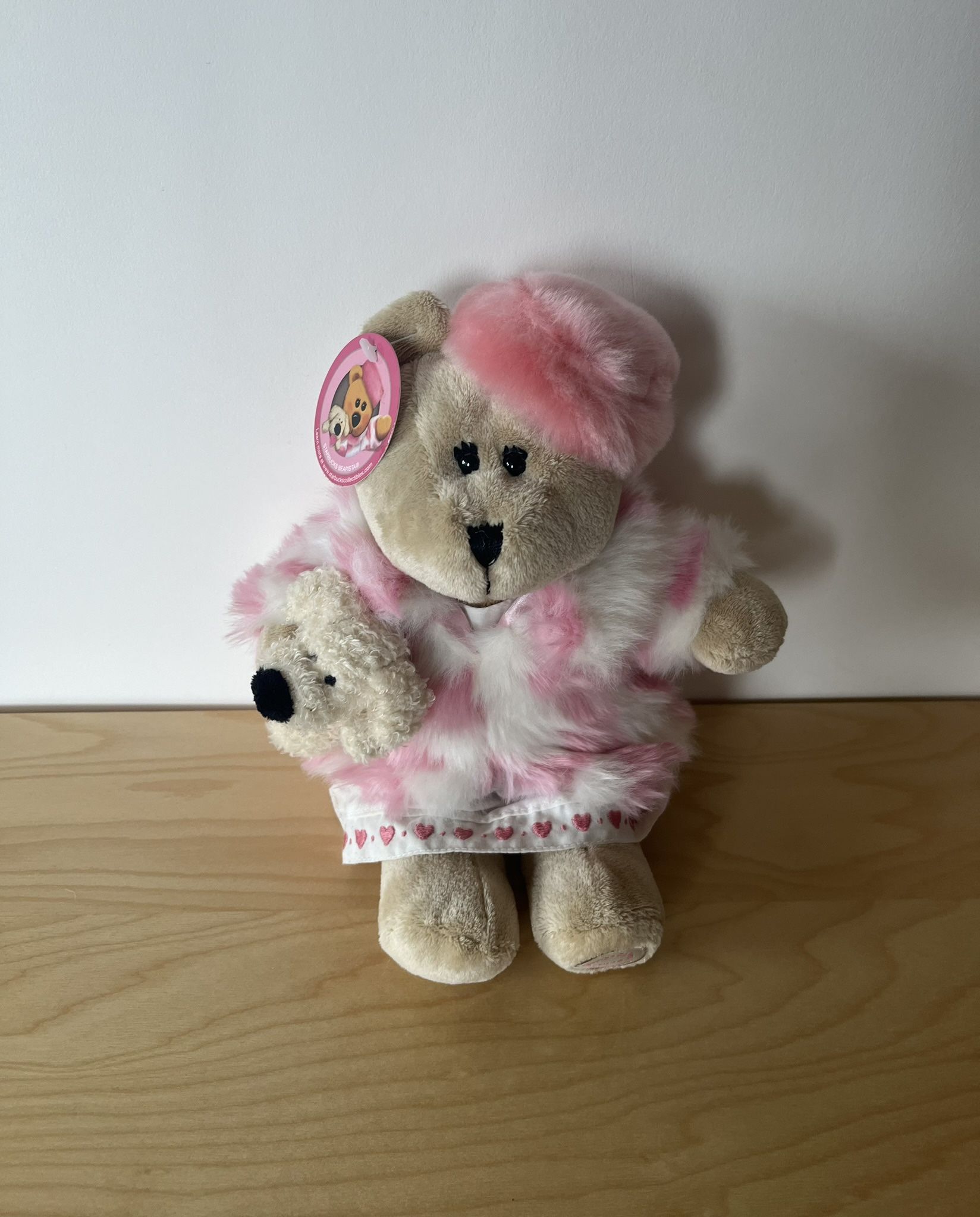 Starbucks Bearista 2006 Bear With Fur Coat
