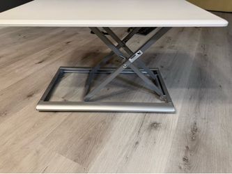 Standing Desk Height Adjustable Sit-Stand Tabletop Monitor Laptop Riser Converter White