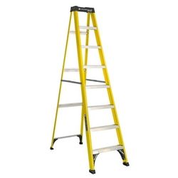 Louisville Ladder 8  Fiberglass Step Ladder  12  Reach  250 lbs Load Capacity  W-3118-08