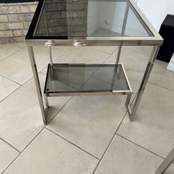 Set Of Square Glass Tables