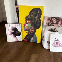 Ebony Canvas Artwork
