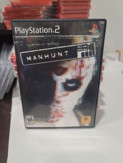 PLAYSTATION 2 MANHUNT CIB WITH CASE AND MANUALS INCLUDED DISC IS PERFECT