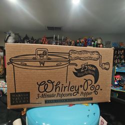 Whirley Pop Wabash Valley Farms 6 Qt Stovetop Popcorn Popper